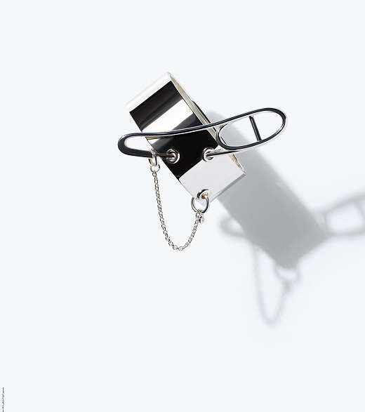 سوار عريض Cuff من هيرمس من مجموعة Chaîne d’ancre