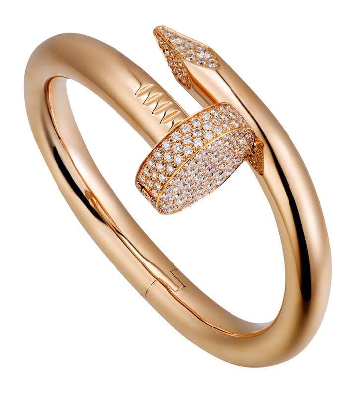 سوار مميز من Juste un clou مع الماس من كارتييه Cartier