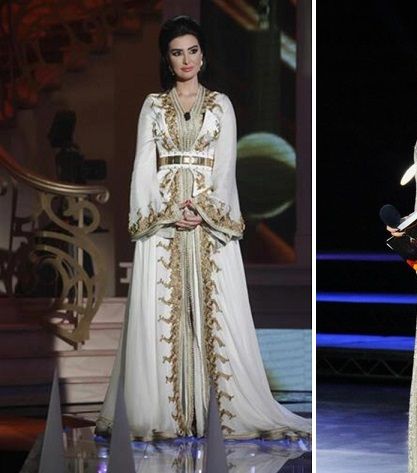 ميساء المغربي تختار فساتين الترتر باللون الفضي