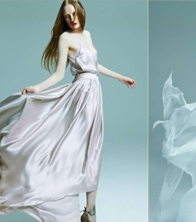 اختاري فساتينك باللون الأبيض من مجموعة كارولين صيقلي