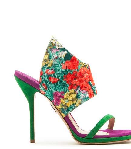 إختاري أجمل موديلات الأحذية المطبّعة بالأزهار من توقيع Paul Andrew