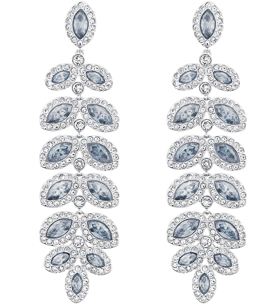 أقراط Swarovski من الماس 