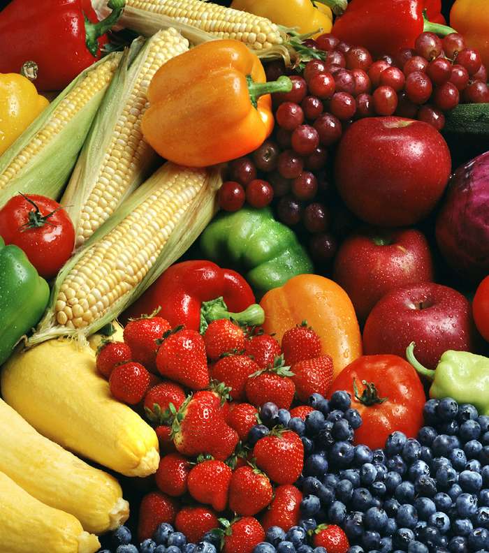 فئة الدم B  بين الفاكهة والخضار