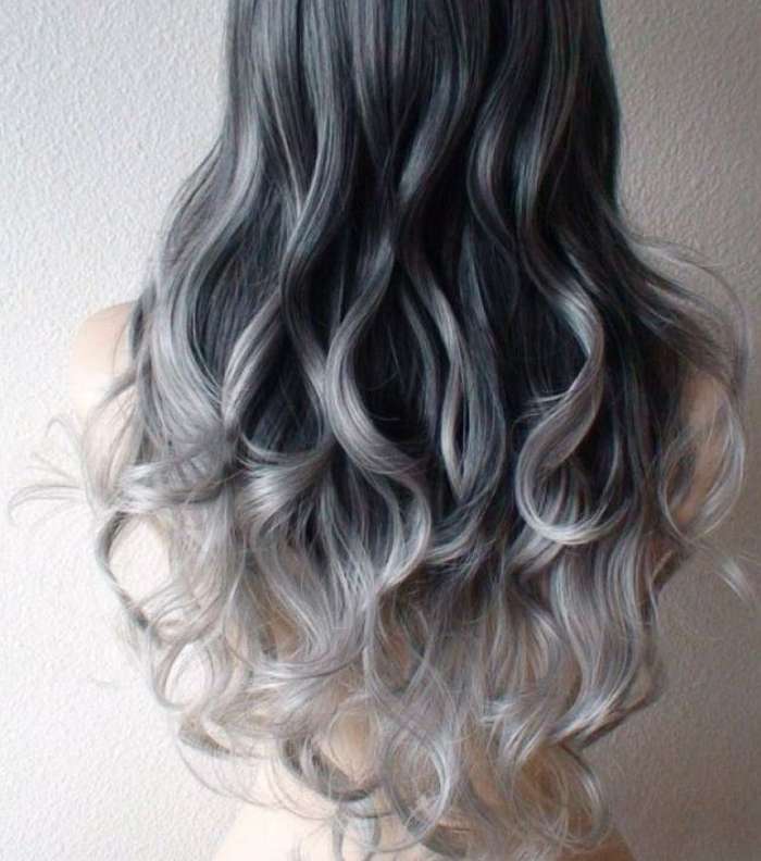 صور لون شعر اشقر رمادي مميز