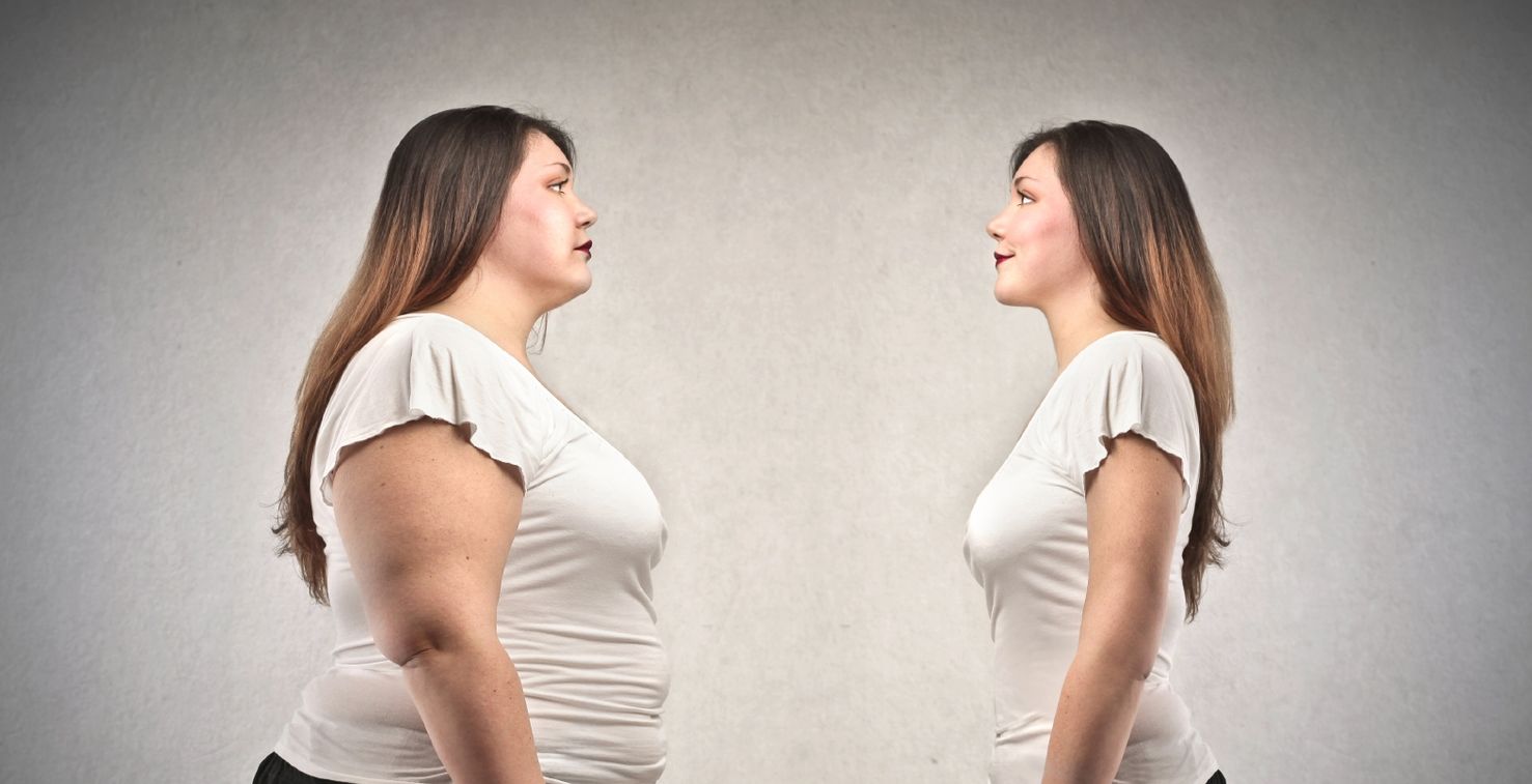 المرأة الممتلئة الجسم