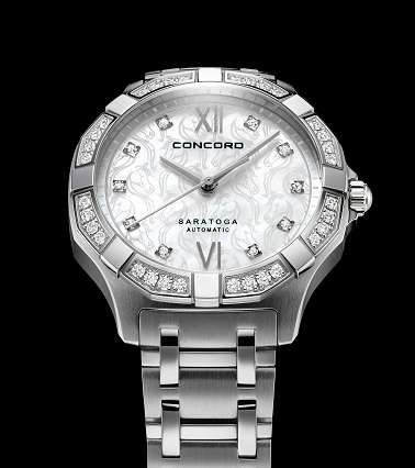 ساعة Saratoga Automatic Lady من Concord بإصدارٍ أنيق 