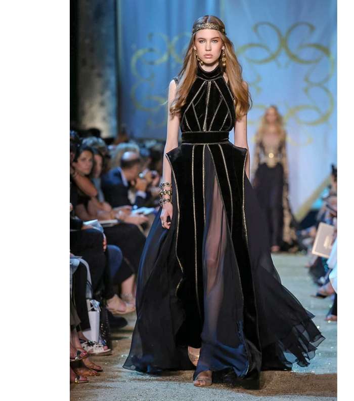مجموعة فساتين ايلي صعب الراقية لشتاء 2018