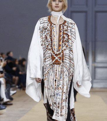 موضة فستان التونيك باسلوب الجيبسي من كلوي لشتاء 2017