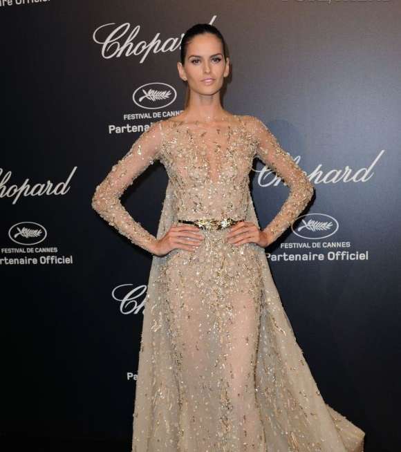 Izabel Goulart بفستان من توقيع زهير مراد في مهرجان كان 2015