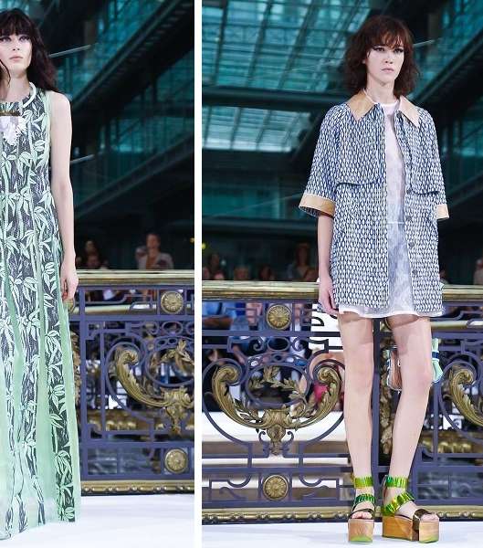 أزياء مميّزة الطبعات من مجموعة John Galliano لربيع وصيف 2015