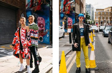 تعرفي على اجمل اطلالات موضة الشارع من اسبوع الموضة في لندن لربيع وصيف 2020