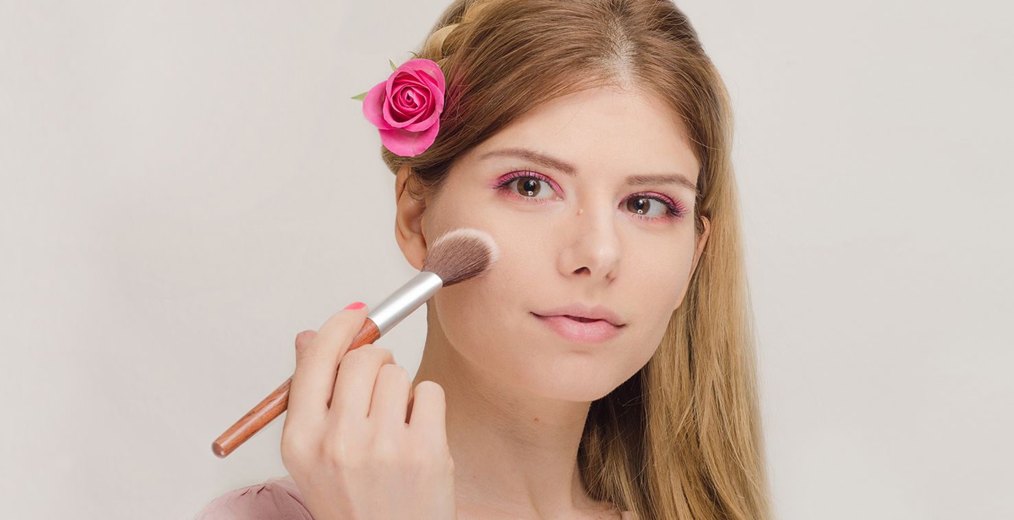 طريقة عمل مكياج بناتي ناعم | مكياج زهري ناعم بالخطوات