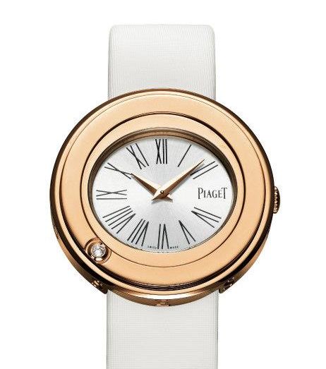 ساعة سويسرية بالذهب الوردي من بياجيه