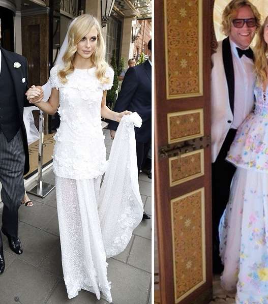 فستاني زفاف بوبي ديليفين من CHANEL و  Emilio Pucci