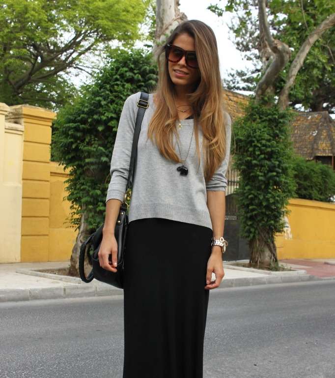 صور موديلات تنانير طويله للمدرسه