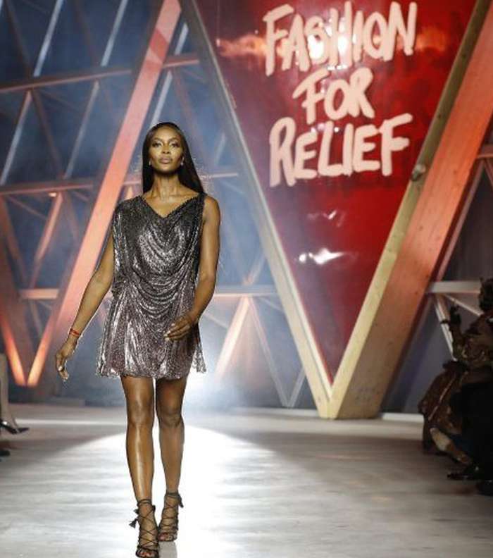 اكتشفي ابرز عارضات الازياء في عرض Fashion for relief الذي تنظمه ناعومي كامبل لجمع التبرعات خلال مهرجان كان 2017