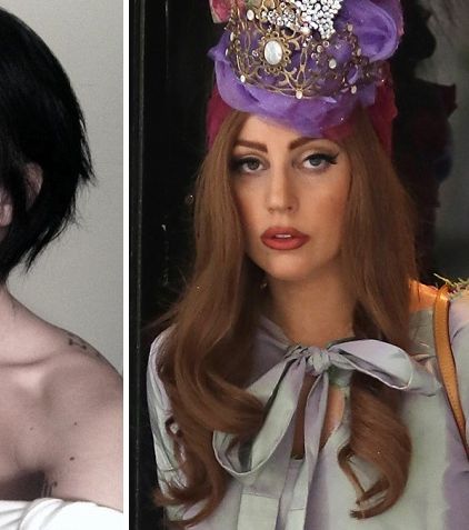 ليدي غاغا من دون مكياج