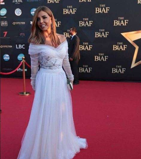 الاعلامية ريما نجيم بفستان من نيكولا جبران في حفل بياف 2017