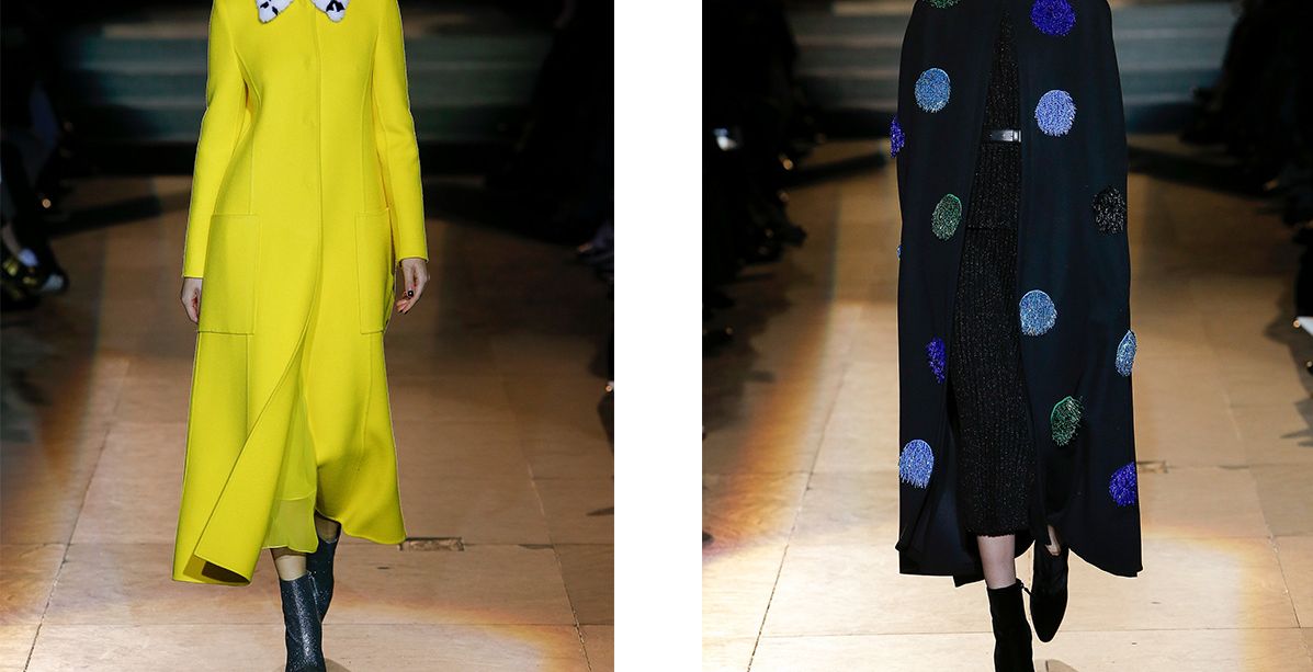 المعاطف بالطول المتوسط موضة من كارولينا هيريرا لشتاء 2019