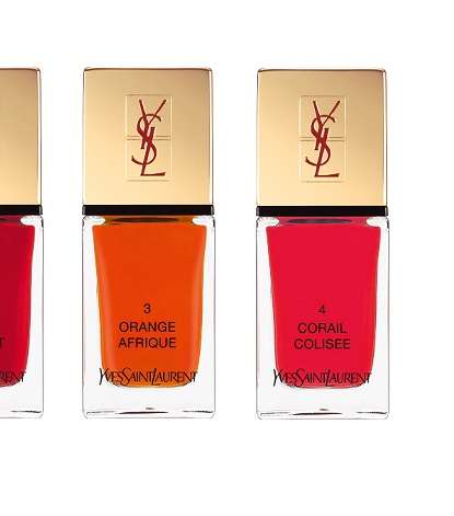 طلاء الأظافر بالألون الصاخبة من Yves Saint Laurent