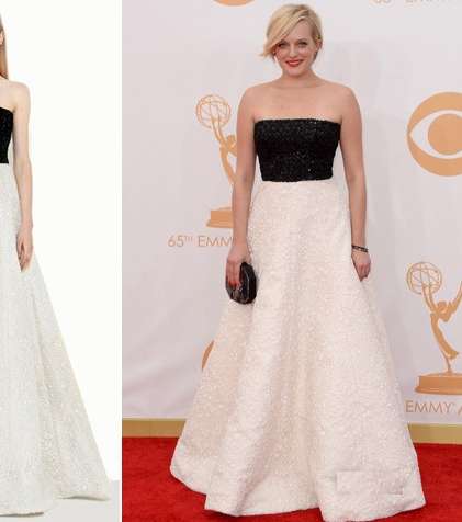 إليزابيت موس تتألق في حفل الـ Emmy Award بفستان من Andrew Gn