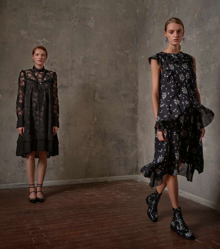 الفستان المطبع بالازهار من H&M و Erdem