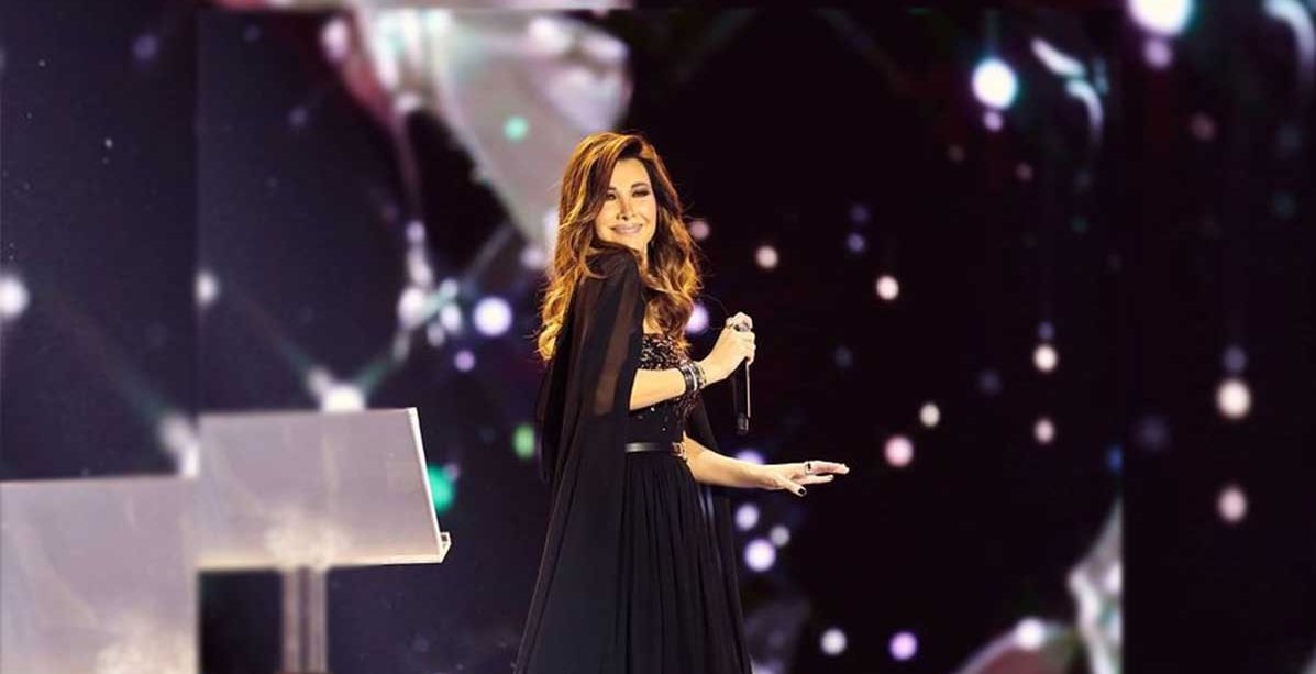 فساتين سهرة رائعة ارتدتها نانسي عجرم