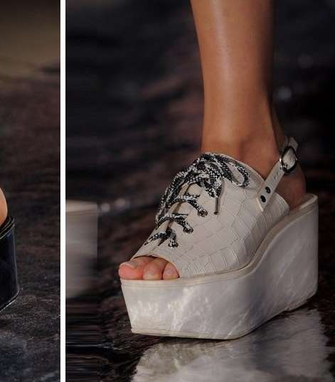 موضة الـ Platform Wedges مستمرة في صيف 2014