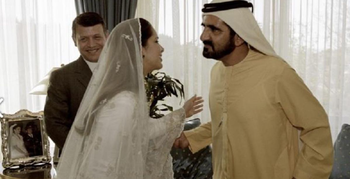 صور نادرة من عقد قران الشيخ محمد بن راشد على الأميرة هيا