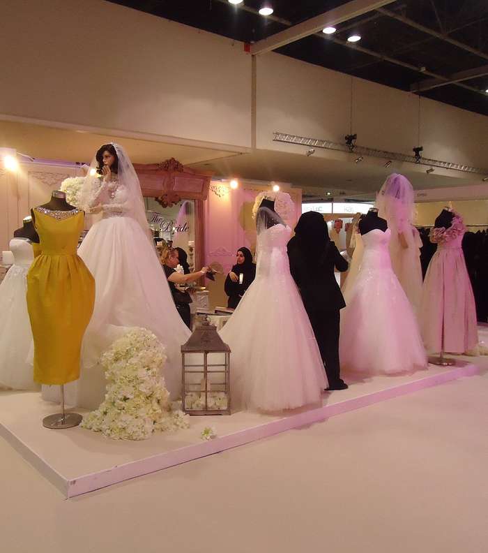 أجمل فساتين الزفاف في معرض العروس دبي 2013