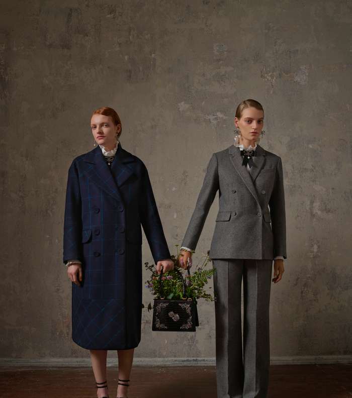 المعطف الكلاسيكي المقطع او البدلة الرسمية بالقماش الصوفي الكشمير من Erdem و H&M