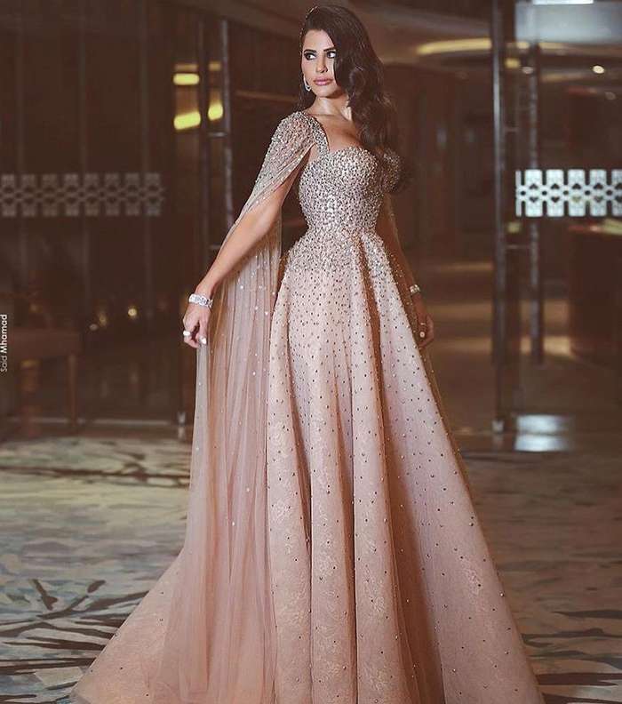 صور اجمل موديلات فساتين سهره عربيه