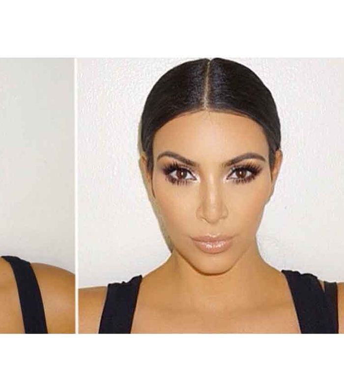 مكياج كونتور قبل وبعد