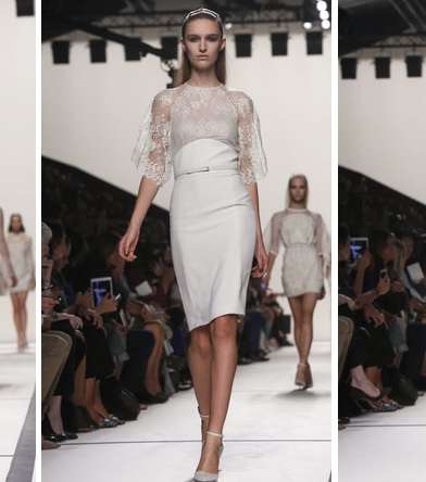 أجمل فساتين باللون الأبيض من مجموعة إيلي صعب لصيف 2014