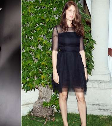 لاتيسيا كاستا تختار فستاناً من لانفان لمهرجان البندقية السينمائي