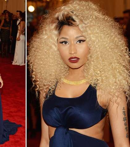 نيكي ميناج بإطلالة سيّئة في حفل الـ Met Gala وفستانها من توقيع تومي هيلفيغر