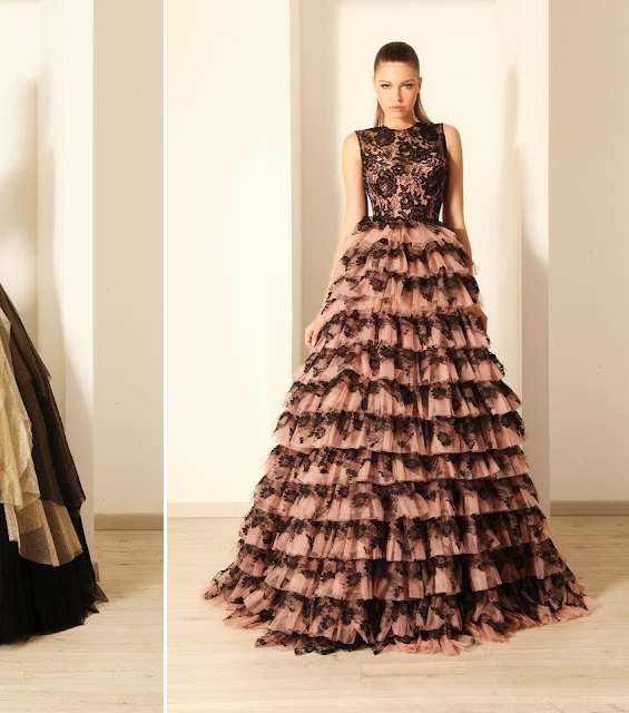 أجمل الفساتين من تصميم المصمم الشاب رامي قاضي