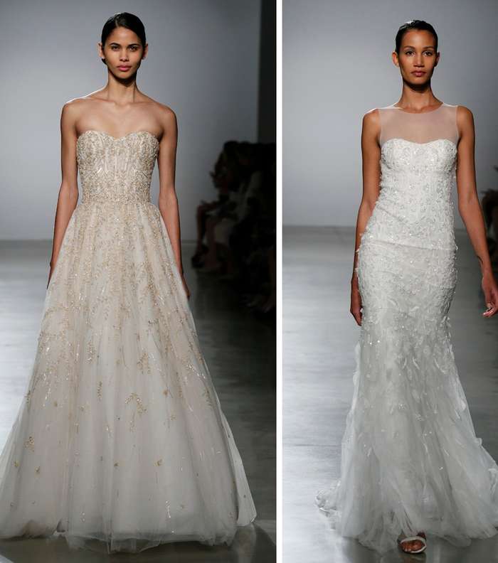 التألّق والفخامة في فساتين زفاف Amsale