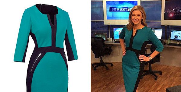 فستان مذيعات الأخبار