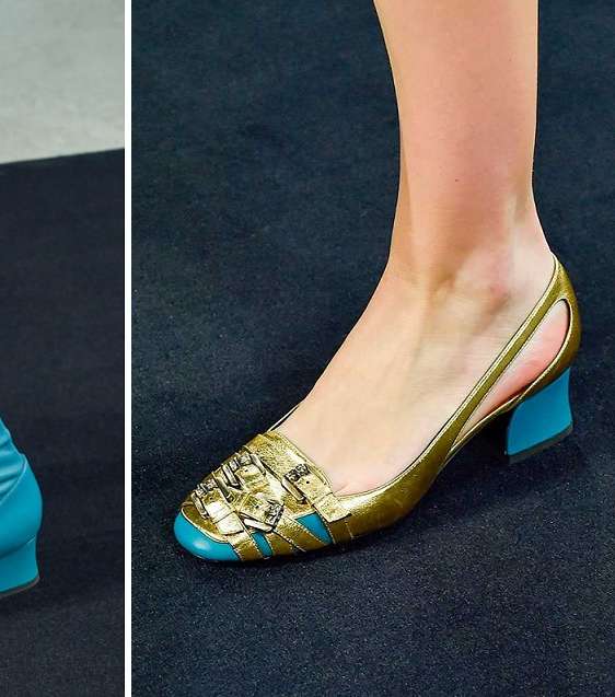 الكعب العريض موضة مع مجموعة بوتيغا فينيتا لشتاء 2016