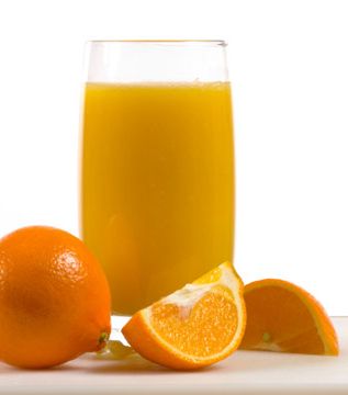 الخطوة الثانية: عصير البرتقال