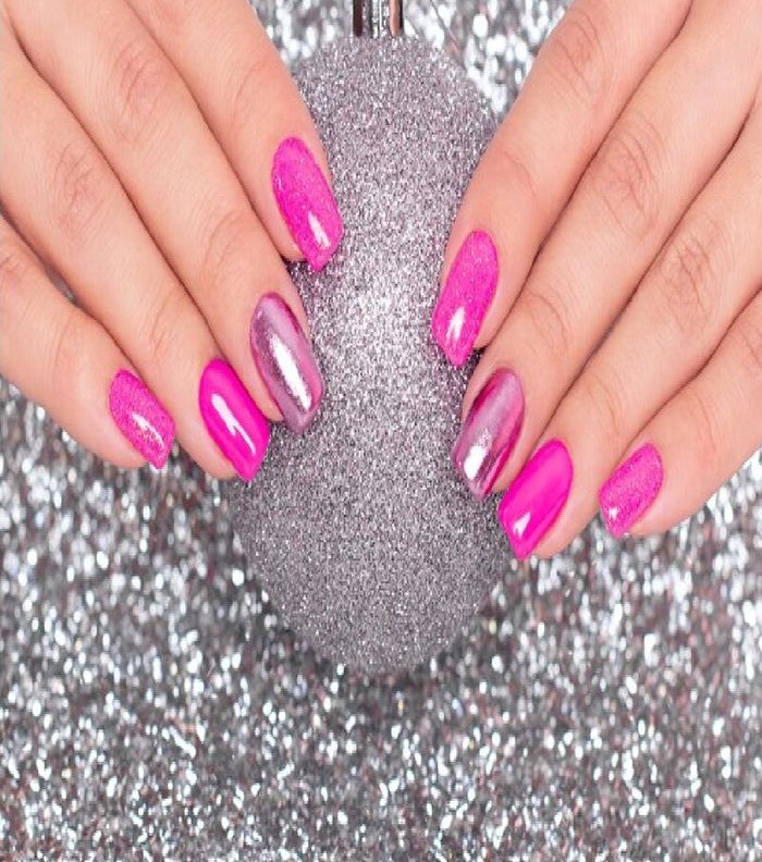 صور اجمل طلاء اظافر بنفسجي