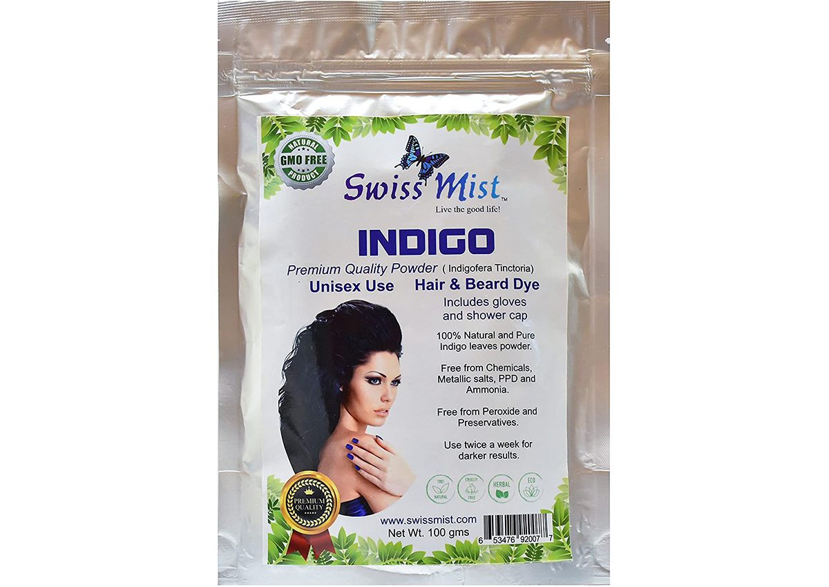 افضل صبغة شعر اسود مزرق