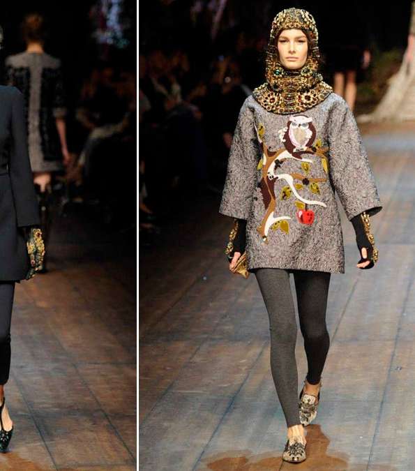 إكتشفي أزياء دولتشي آند غابانا لشتاء 2015