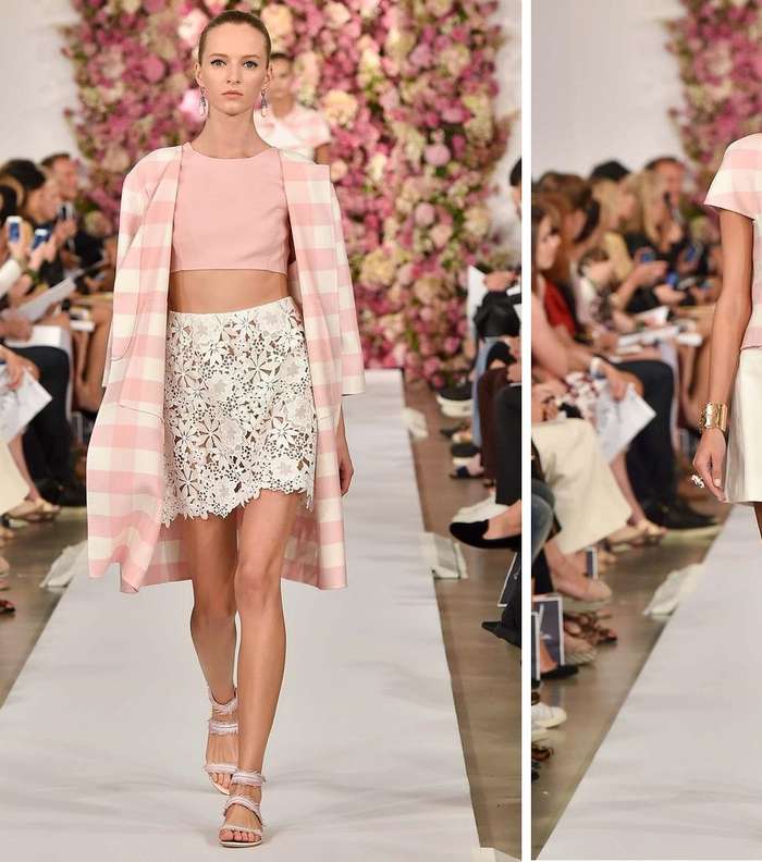 من مجموعة أوسكار دي لا رانتا لصيف 2015، إليك هذه الأزياء