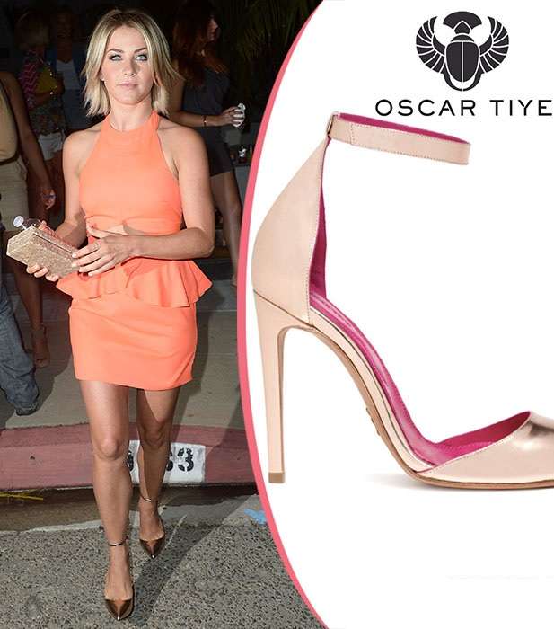 على طريقة نجمات هوليوود، اختاري الأحذية الميتاليكية من Oscar Tiye