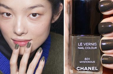 بالصور، الأخضر الزيتي على أظافرك هذا الشتاء 