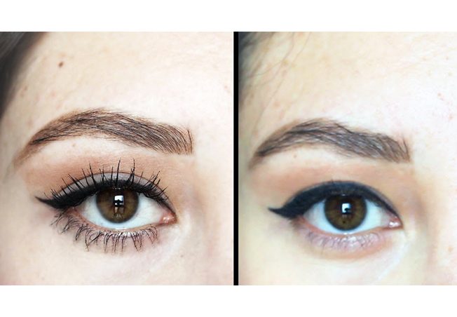 حيل في تطبيق الأيلاينر ساعدتني على تكبير رسمة عيني الصغيرة