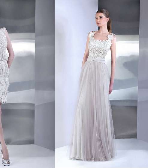 المصمم اللبناني طوني ورد يقدّم مجموعة مميّزة من الفساتين لشتاء 2013
