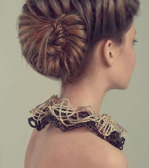 الضفيرة بتسريحة مرفوعة وجديدة!